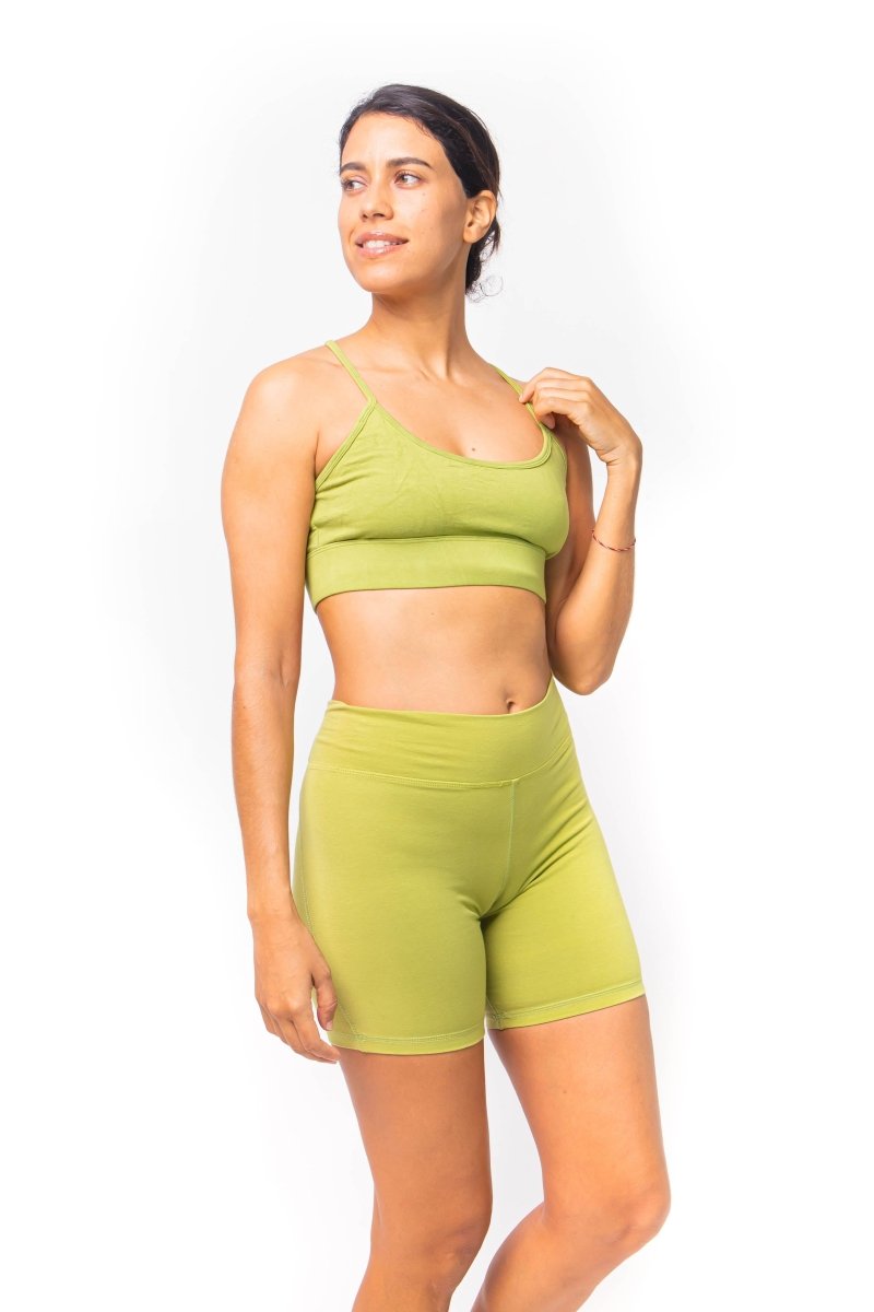 Teratai, Bamboo Spandex, Top Sport Yoga - Love Anchor Bali