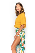 Tropical, Plain, Shirt - Love Anchor Bali