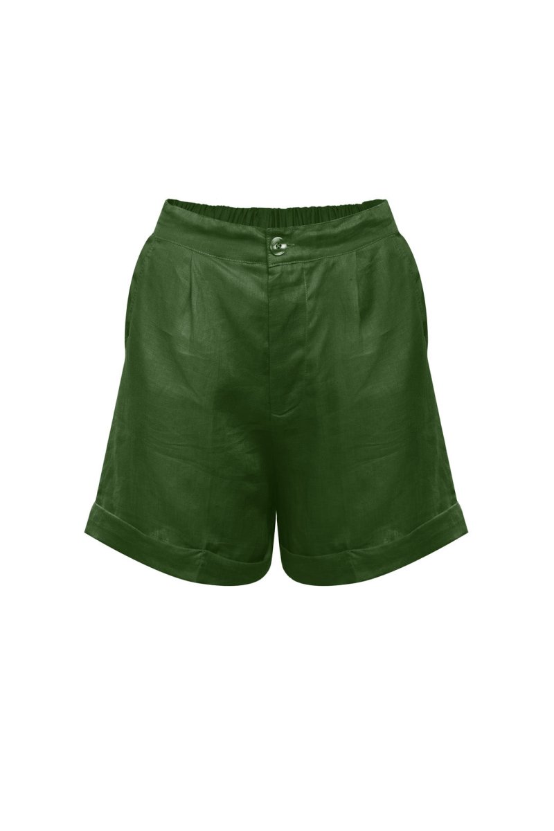 Wanagiri, Linen, Short Pant - Love Anchor Bali