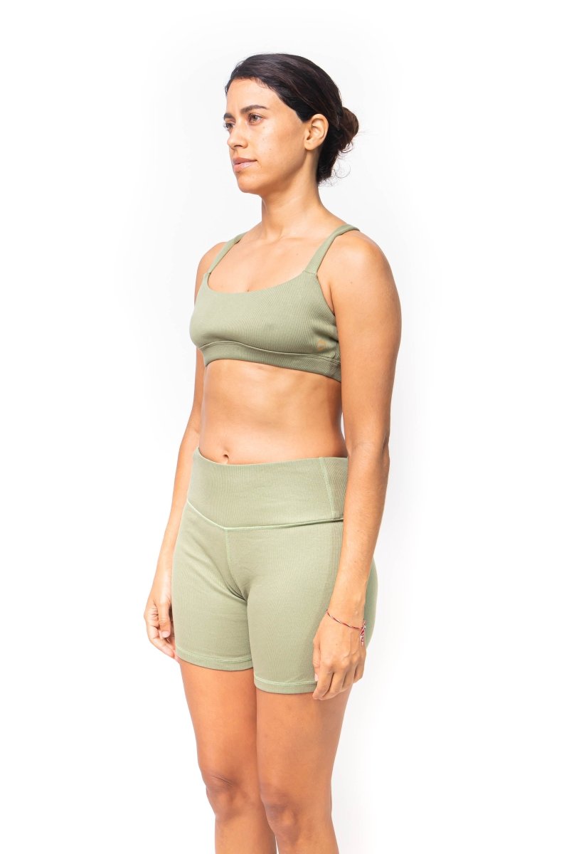 Zamrud, Bamboo Spandex, Top Sport Yoga - Love Anchor Bali