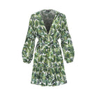 Baby Doll, Tropical Dandelion Yellow, Mini Dress - Love Anchor Bali