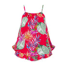 Catty, Tropical Monstera Red, Camisole - Love Anchor Bali