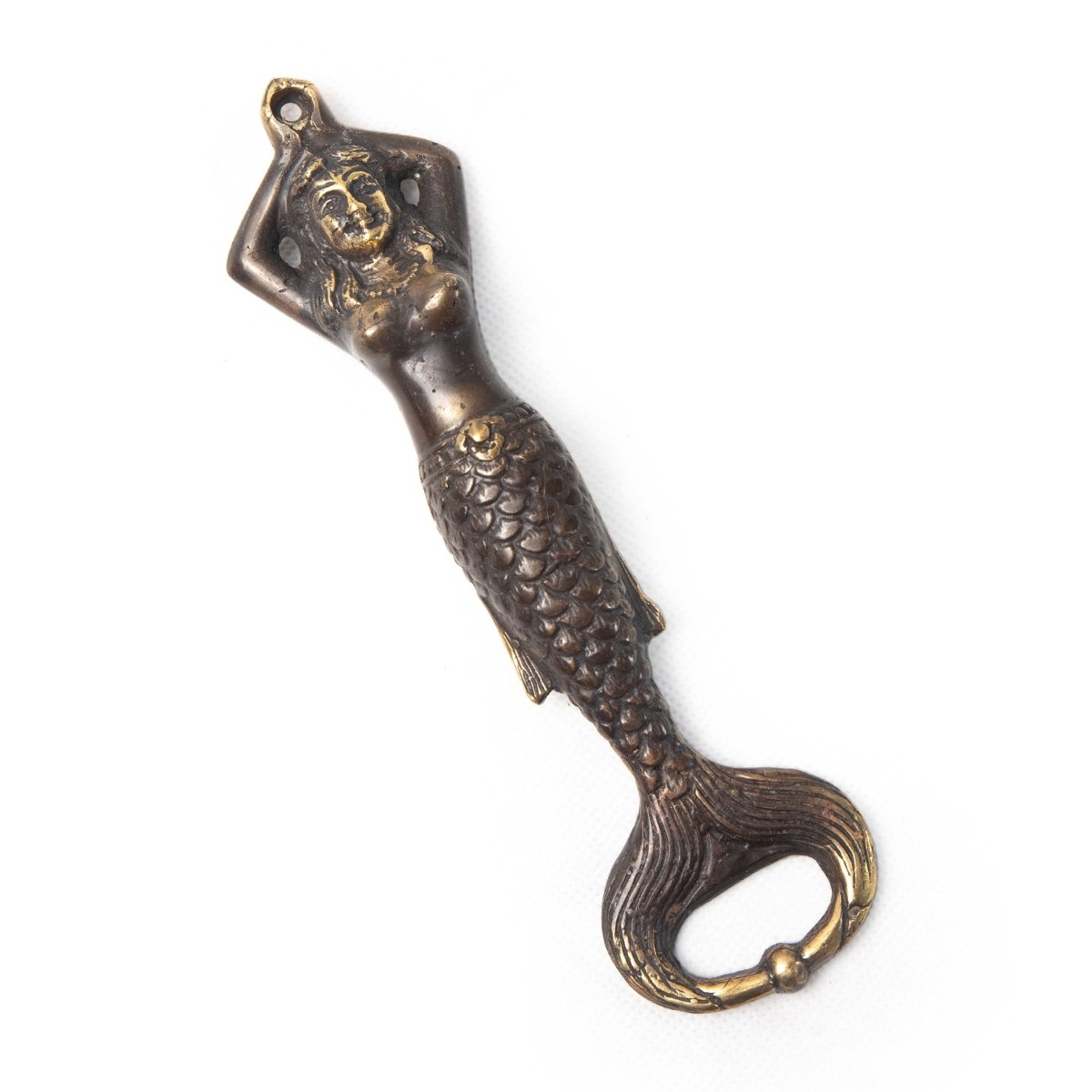 Copper Brass Bottle Opener Mermaid - Love Anchor Bali