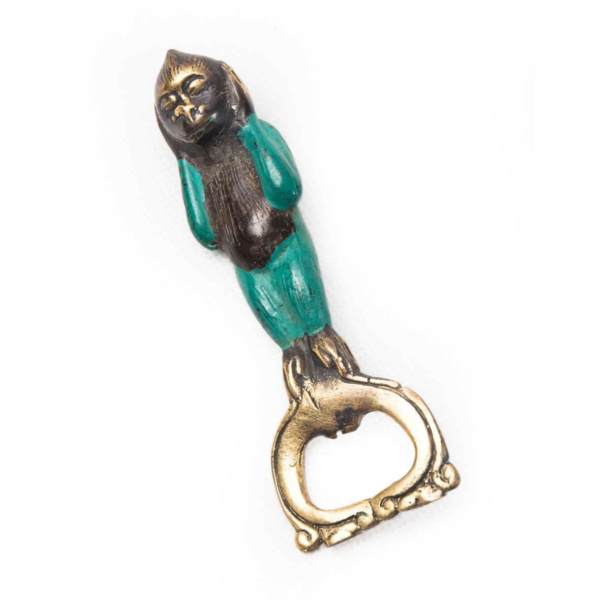 Copper Brass Bottle Opener Monkey - Love Anchor Bali
