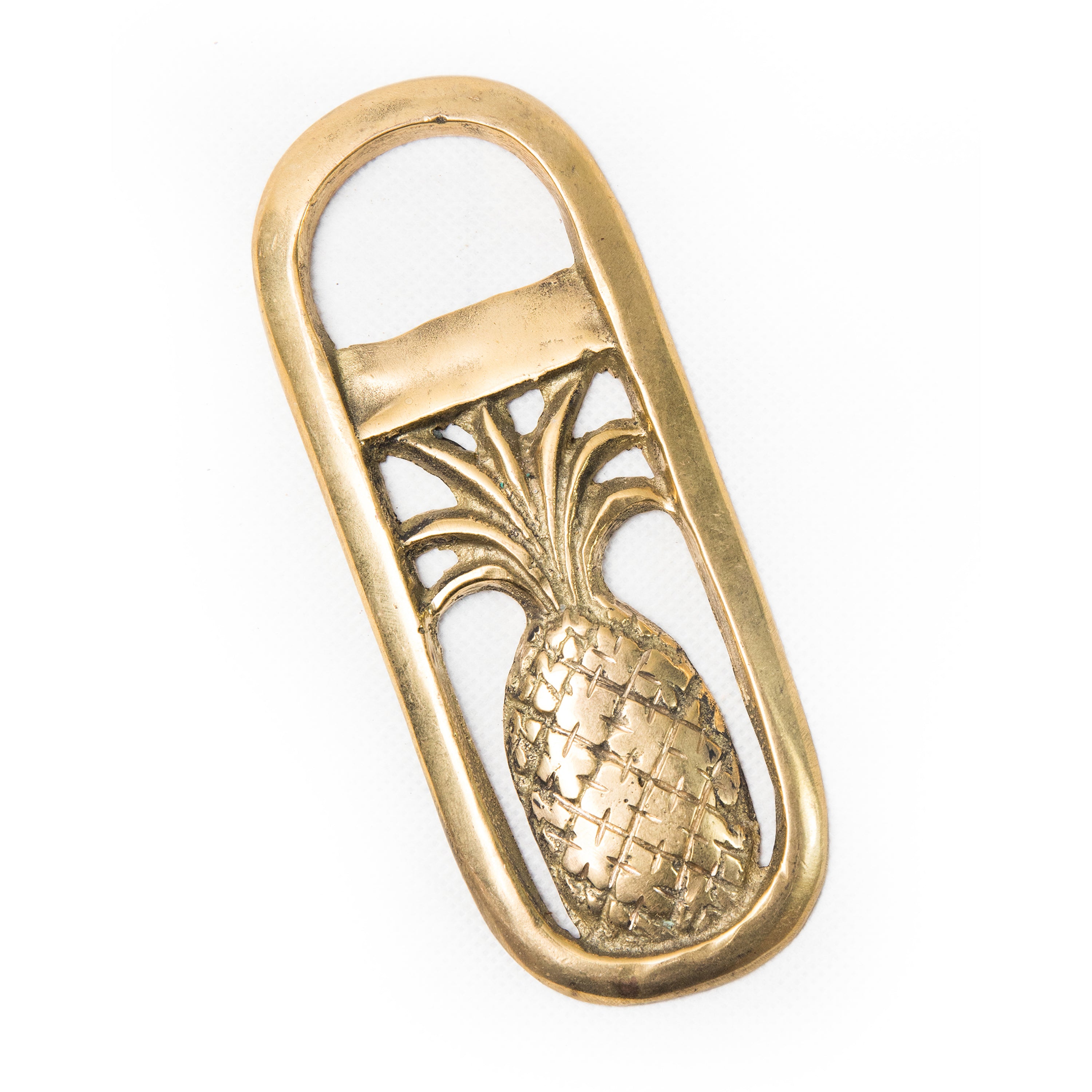 bazaar, copper&brass, homewares Copper Brass Bottle Opener Pineapple 2