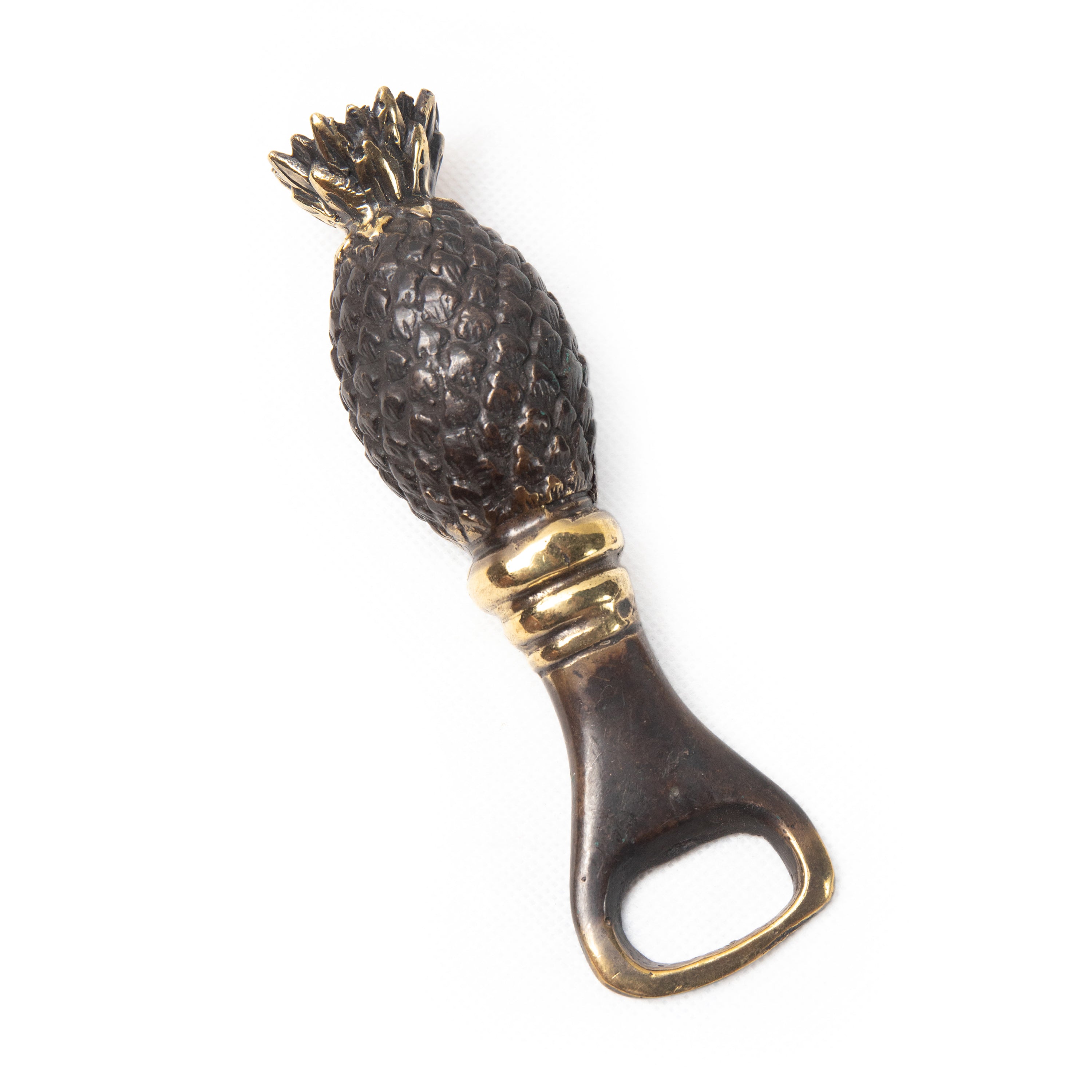 bazaar, copper&brass, homewares Copper Brass Bottle Opener Pineapple
