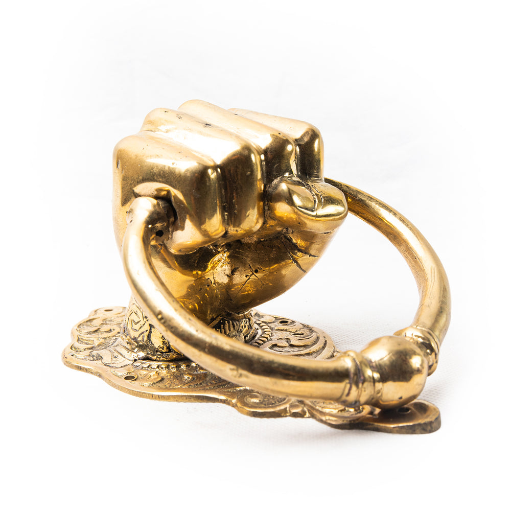 bazaar, copper&brass, homewares Copper Brass Door Handles Fist