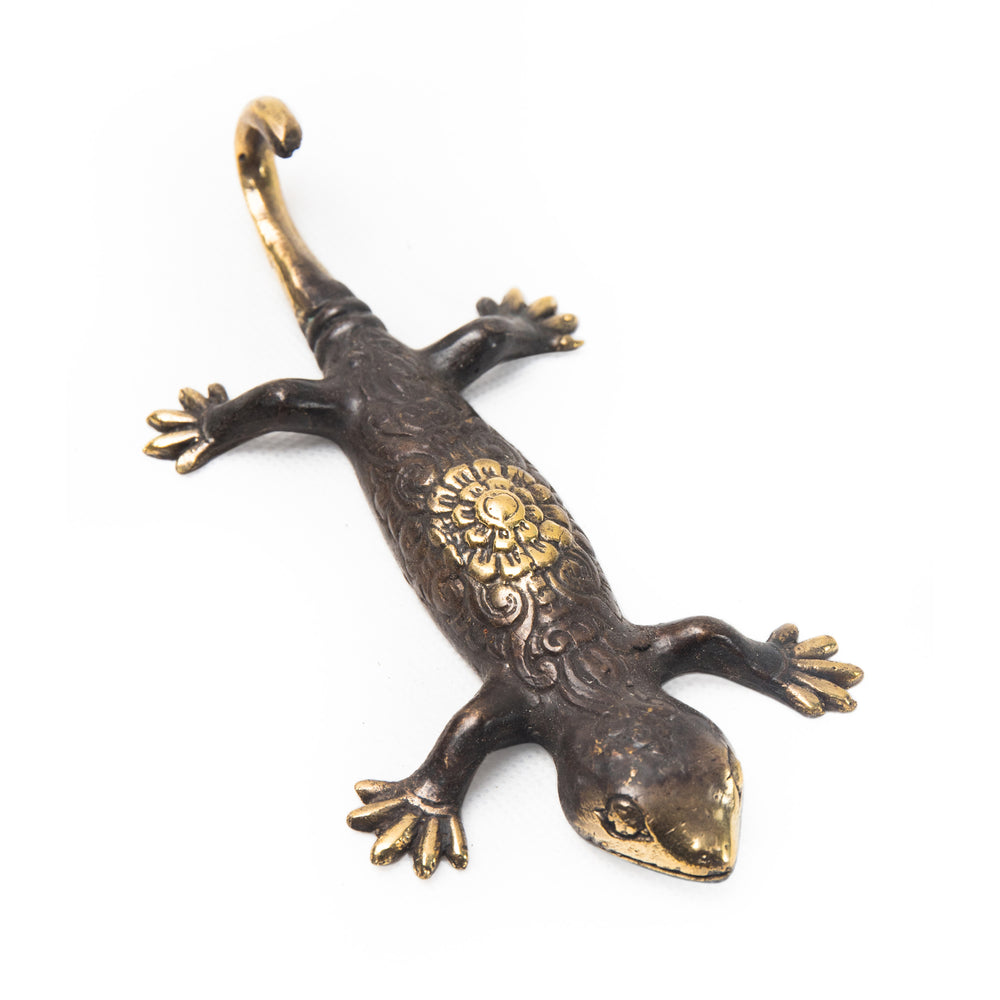 bazaar, copper&brass, homewares Copper Brass Hanger Gecko