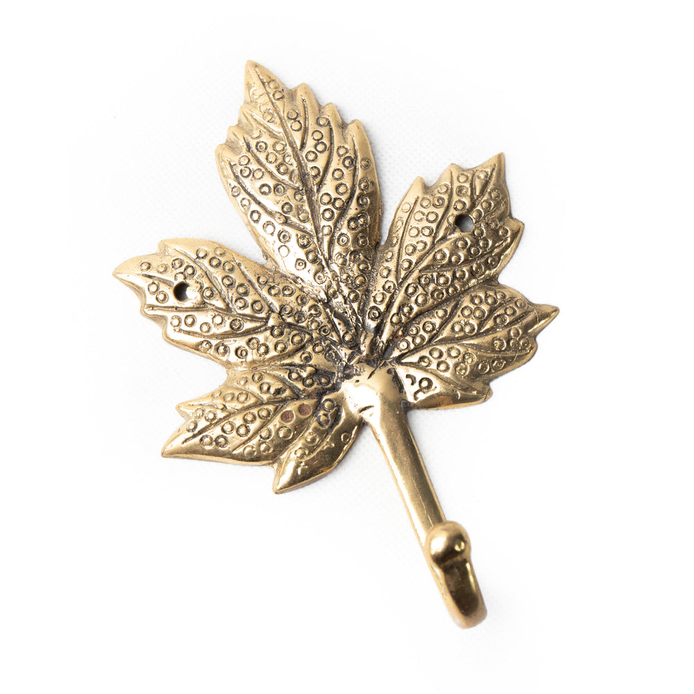 bazaar, copper&brass, homewares Copper Brass Hanger Mapel Leaf