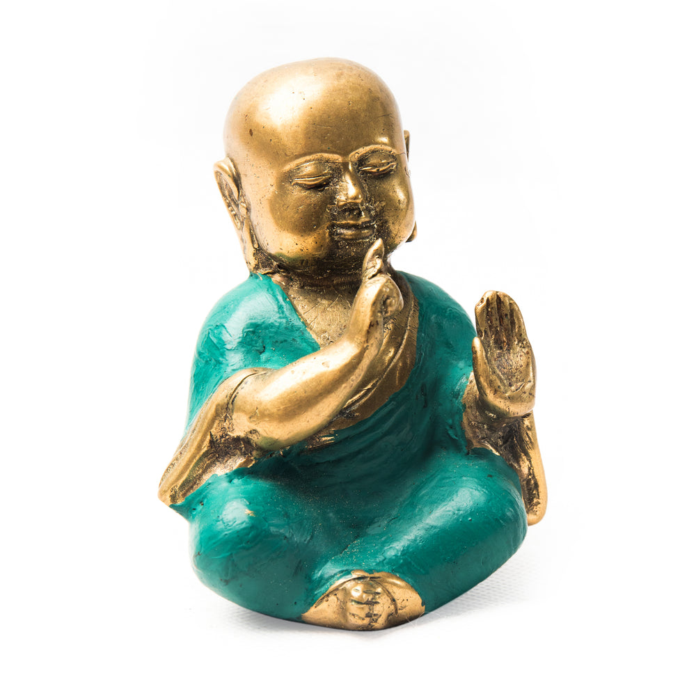 bazaar, copper&brass, homewares Copper Brass Miniature Blessing Buddha