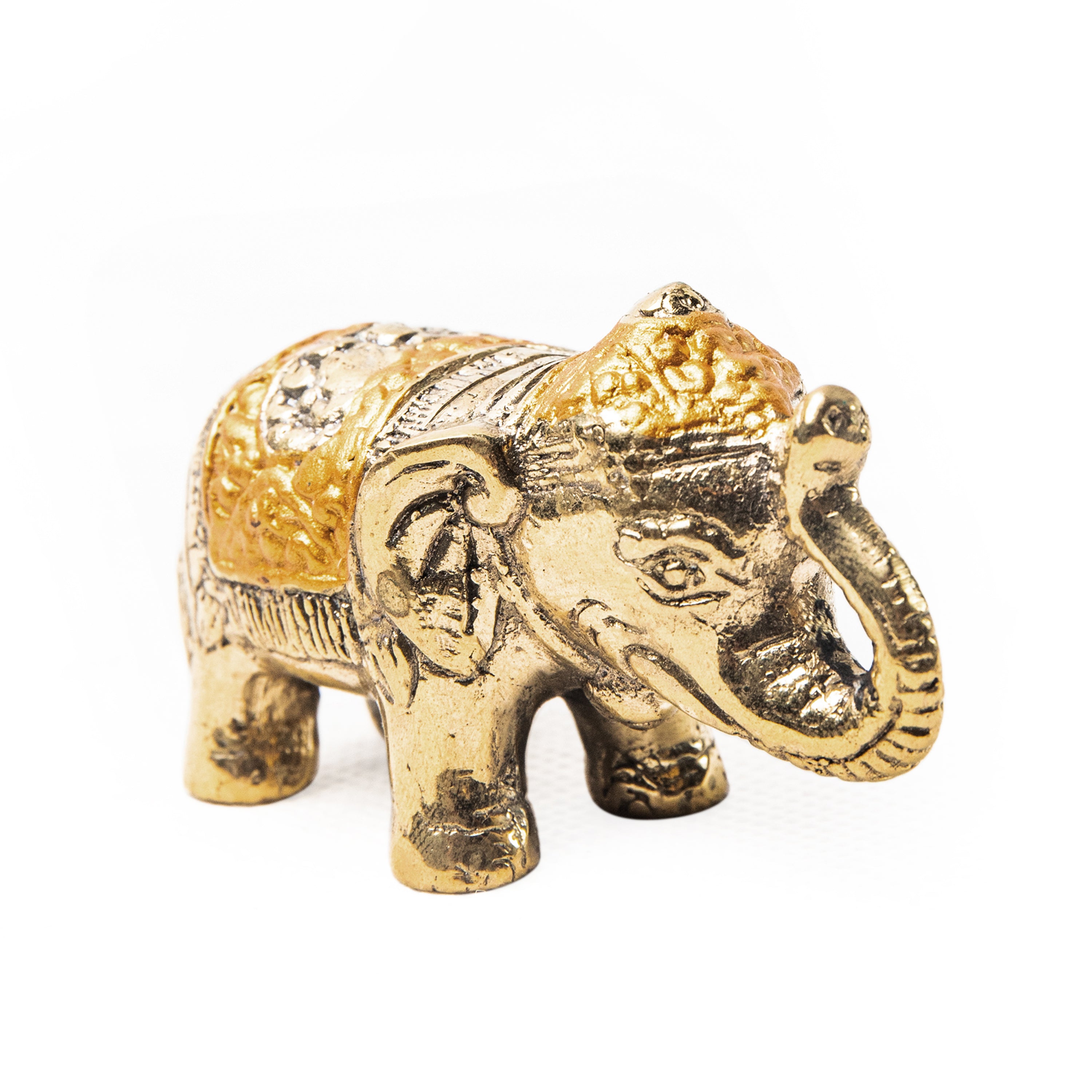 bazaar, copper&brass, homewares Copper Brass Miniature Elephant 2