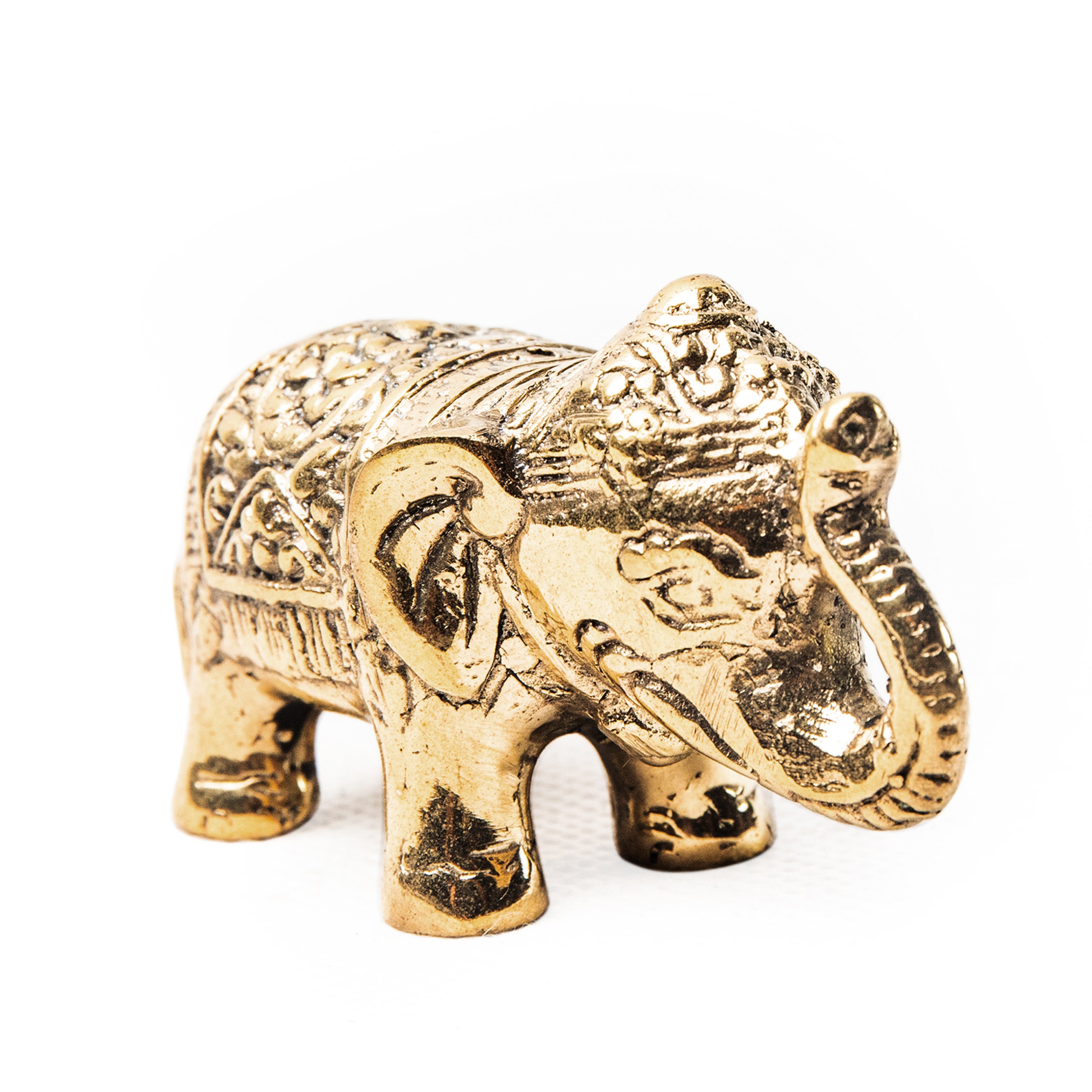bazaar, copper&brass, homewares Copper Brass Miniature Elephant 2