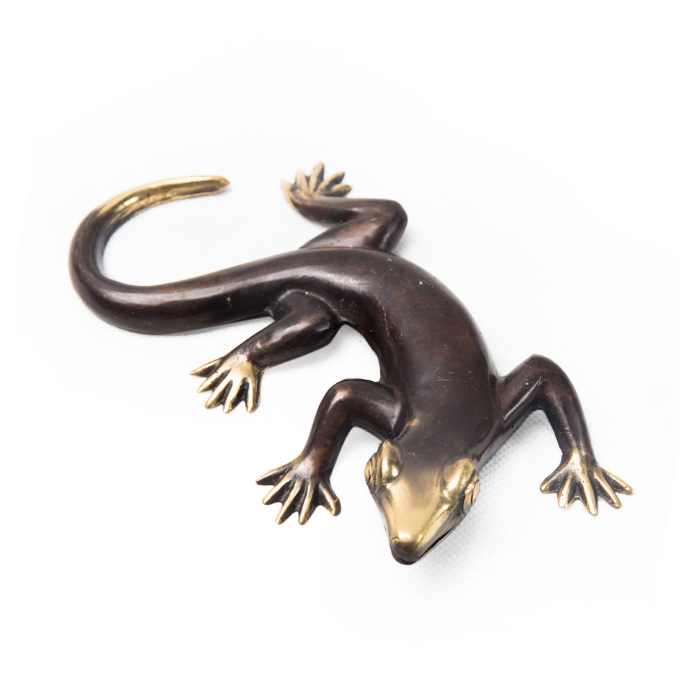 bazaar, copper&brass, homewares Copper Brass Miniature Gecko