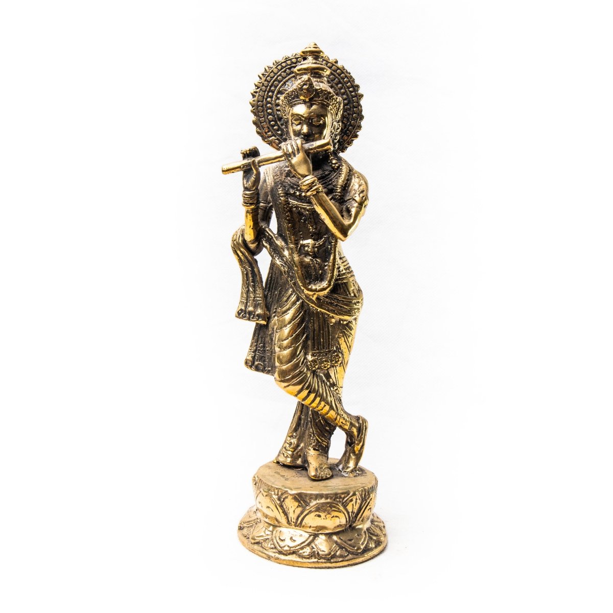 Copper Brass Miniature Krisna - Love Anchor Bali