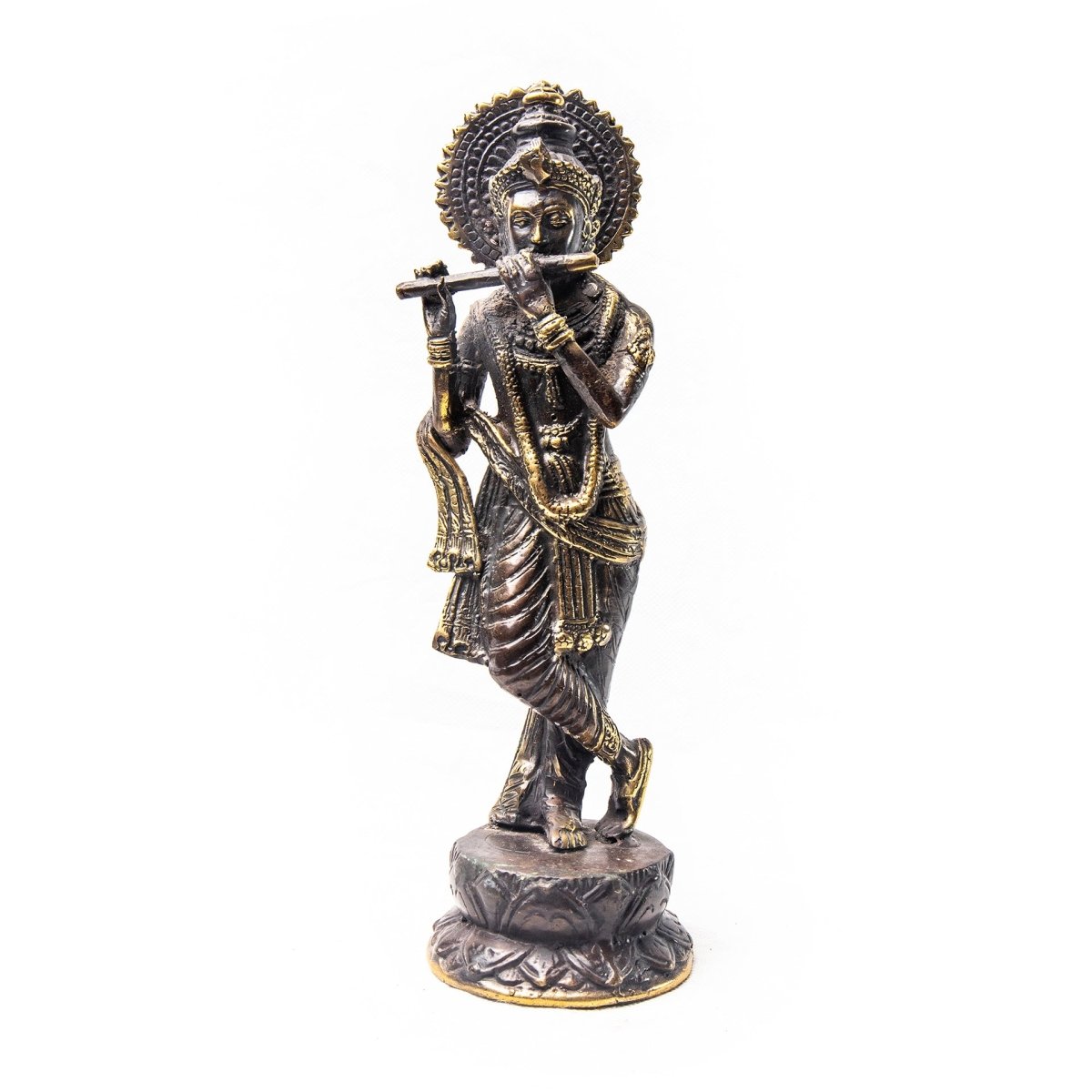 Copper Brass Miniature Krisna - Love Anchor Bali
