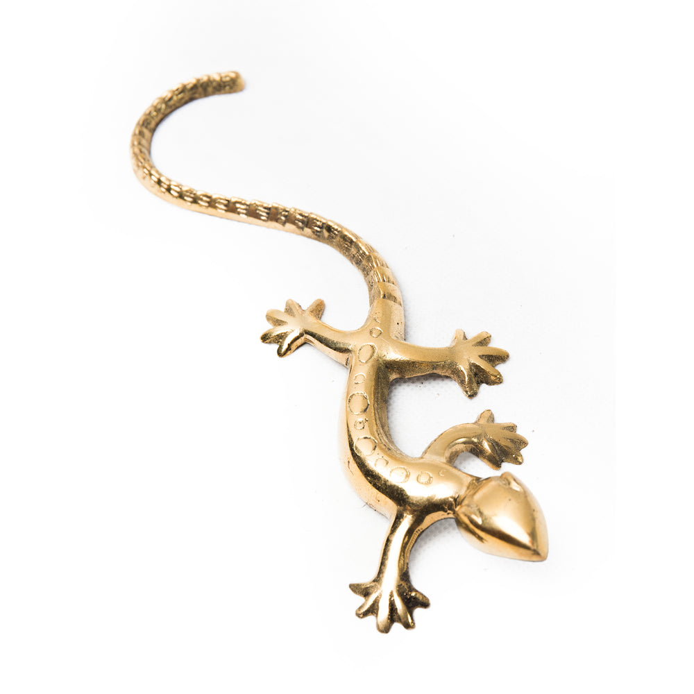 bazaar, copper&brass, homewares Copper Brass Miniature Lizard