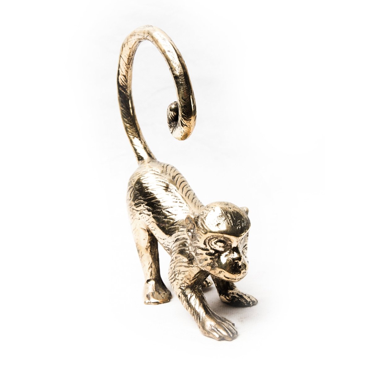 Copper Brass Miniature Monkey - Love Anchor Bali