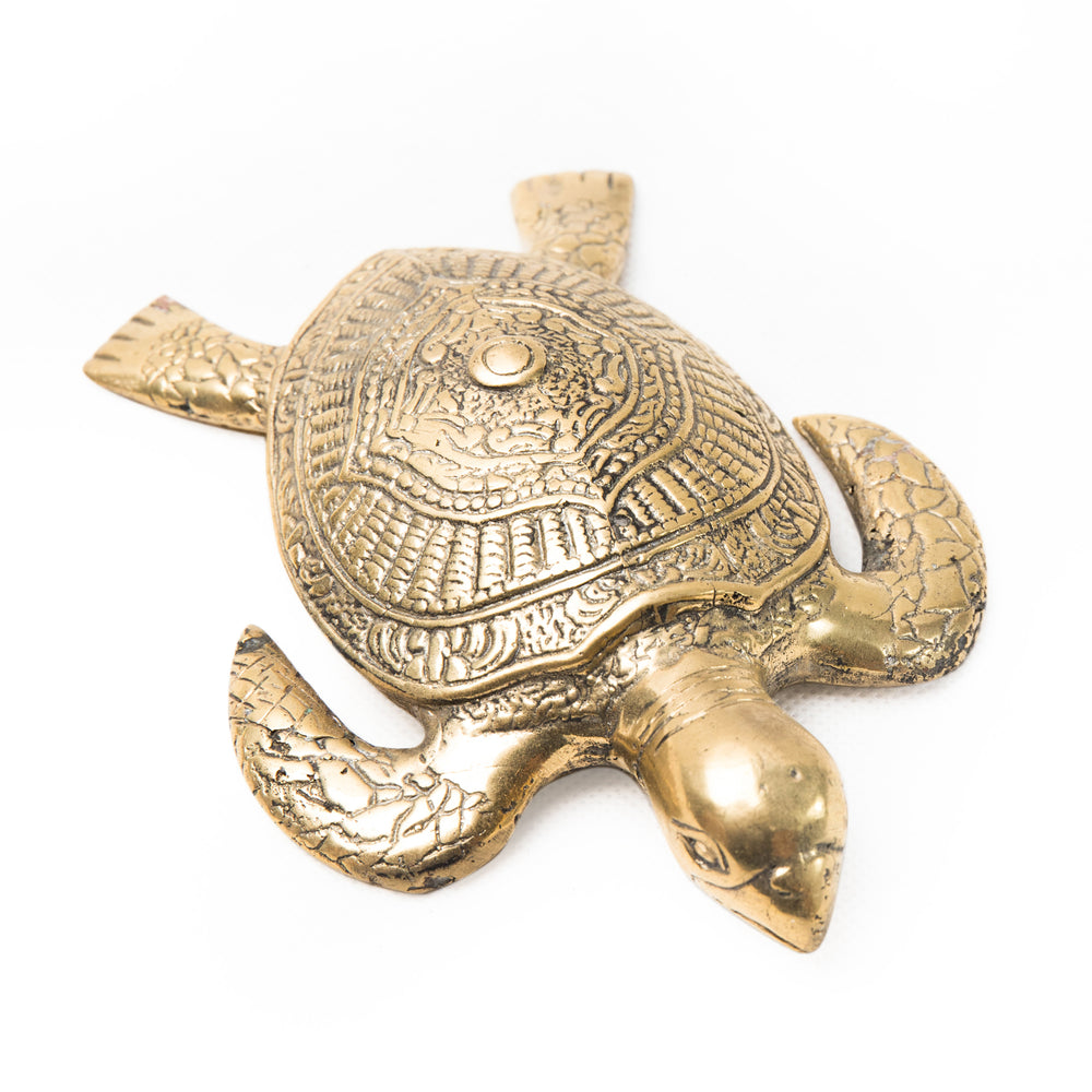 bazaar, copper&brass, homewares Copper Brass Miniature Turtle 2