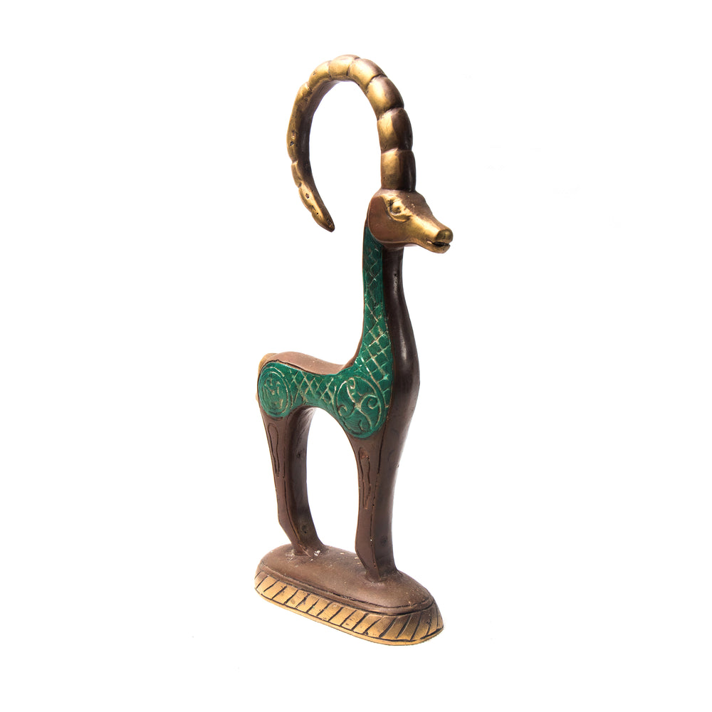 bazaar, copper&brass, homewares Copper Brass Table Display Goat
