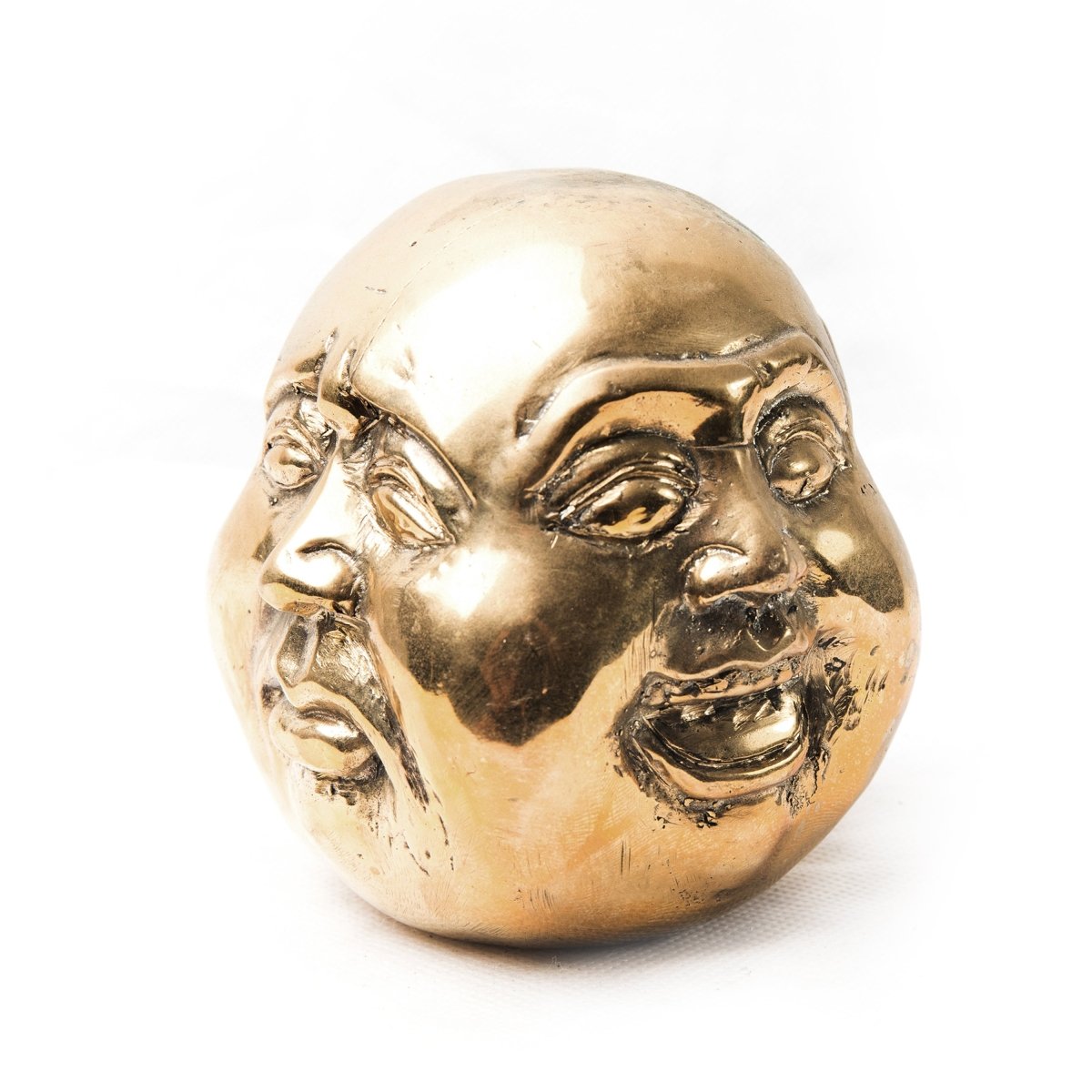 Copper Brass Table Display Head - Love Anchor Bali