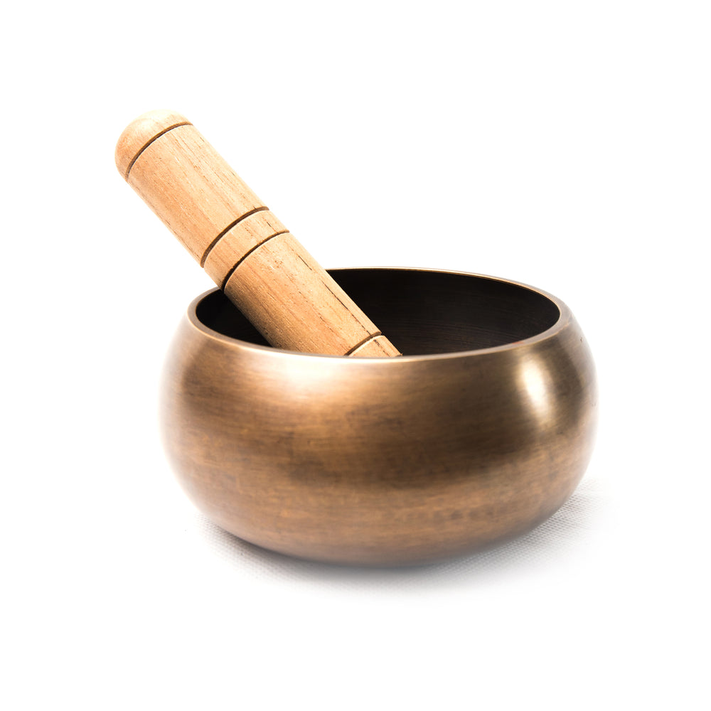 bazaar, copper&brass, homewares Copper Brass Table Display Singing Bowls