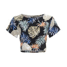 Cropped Basic, Tropical, Tee Shirt Top, Wholesale - Love Anchor Bali
