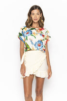 Cropped Basic, Tropical, Tee Shirt Top, Wholesale - Love Anchor Bali