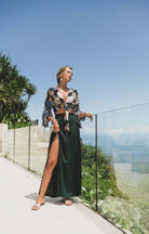 Cropped Gypsy, Tropical, Long Flounce Sleeve Top, Wholesale - Love Anchor Bali