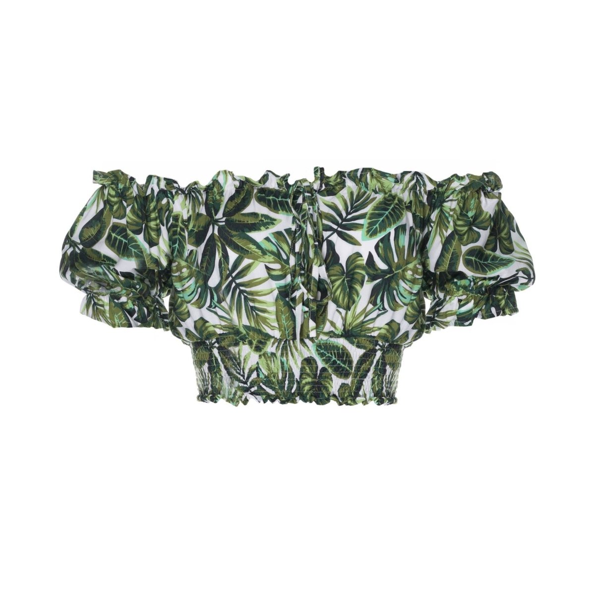 Cropped March, Tropical, Short Sleeved Top, Wholesale - Love Anchor Bali