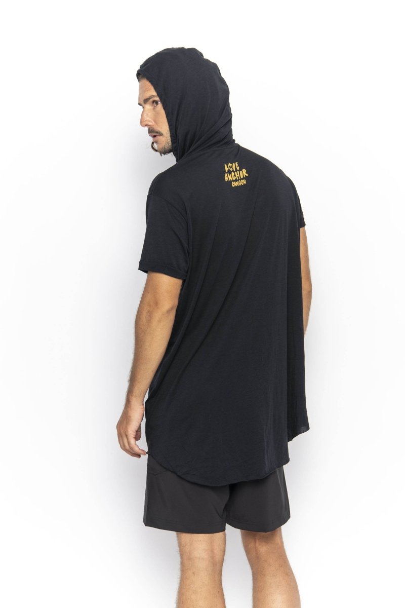 Gold Stripe, Plain, Hoodie - Love Anchor Bali