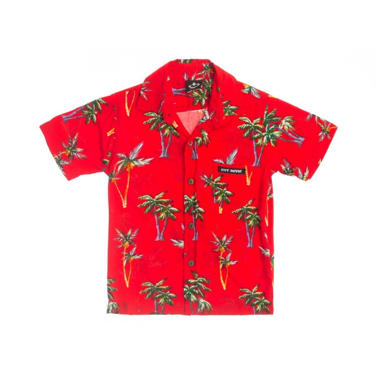 Kids Top Tropical Shirt Motif - Love Anchor Bali