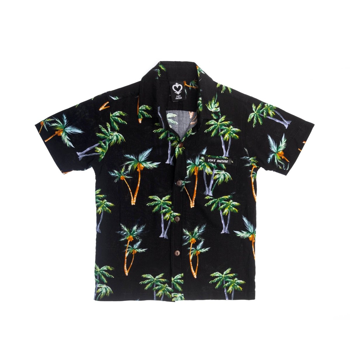 Kids Top Tropical Shirt Motif - Love Anchor Bali