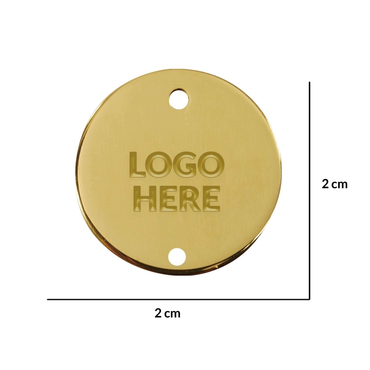 LA Copper Brass Label A - Love Anchor Bali