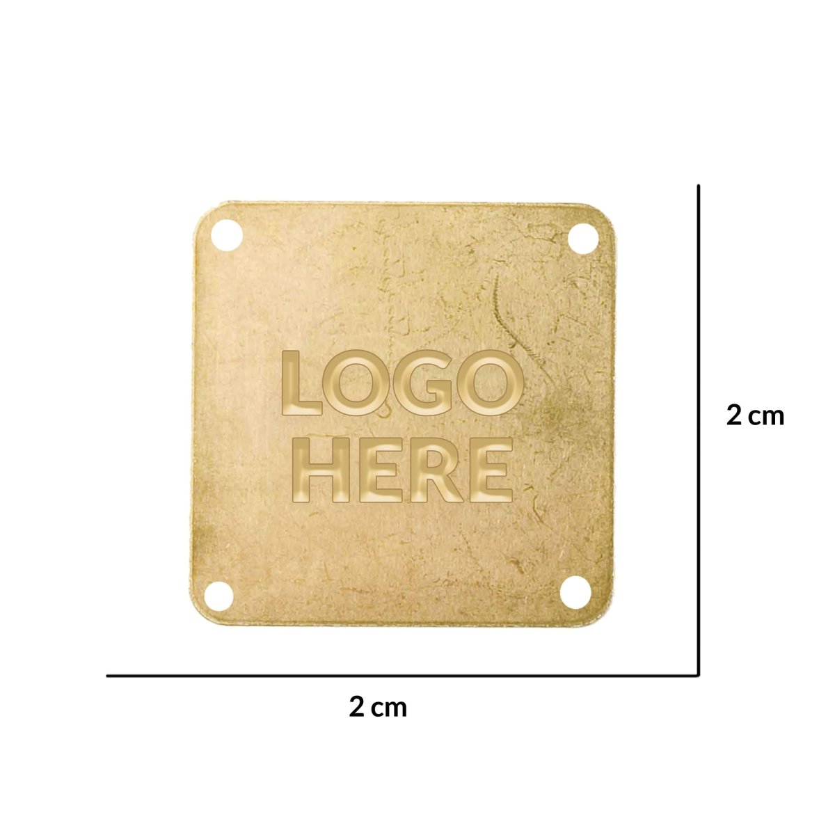 LA Copper Brass Label B - Love Anchor Bali