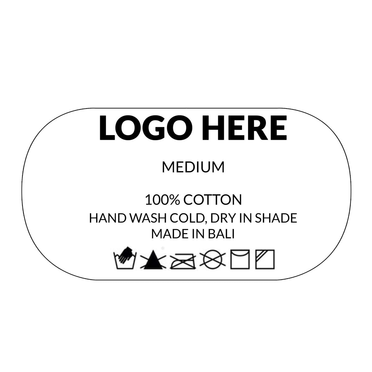 LA Heat Press Label A - Love Anchor Bali