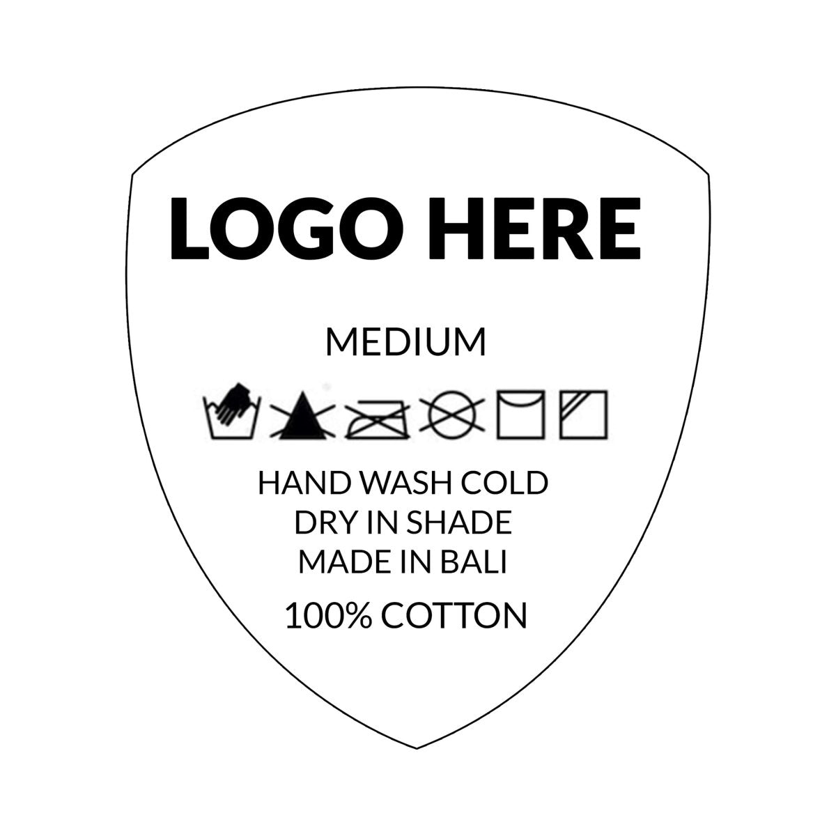LA Heat Press Label C - Love Anchor Bali