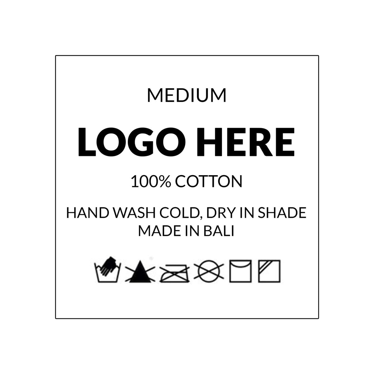 LA Heat Press Label D - Love Anchor Bali