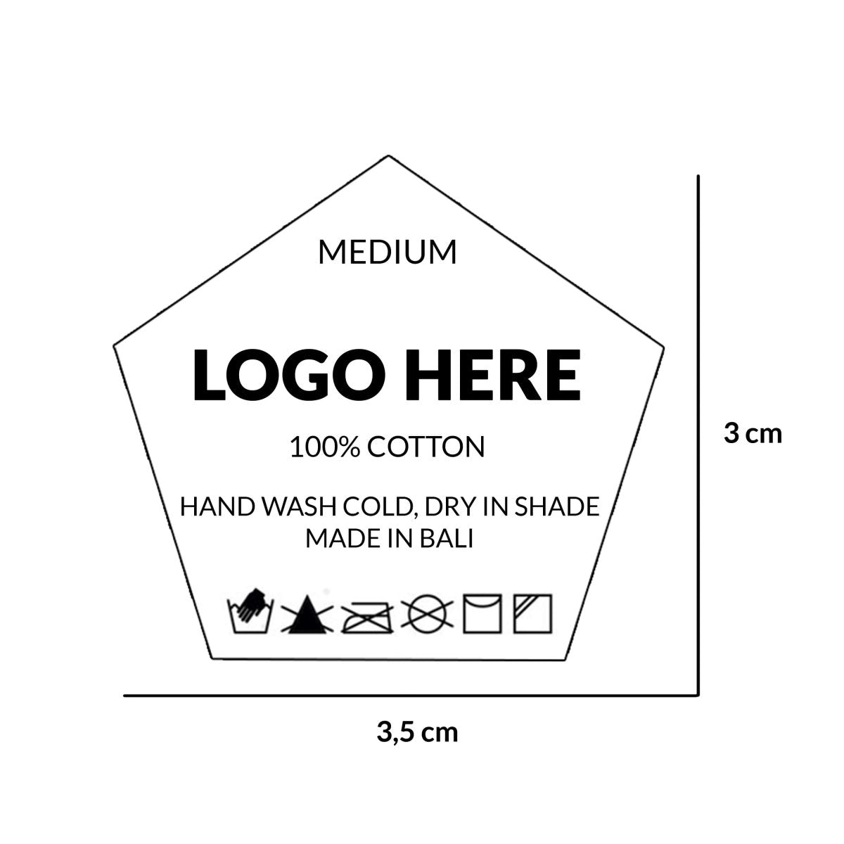 LA Heat Press Label E - Love Anchor Bali