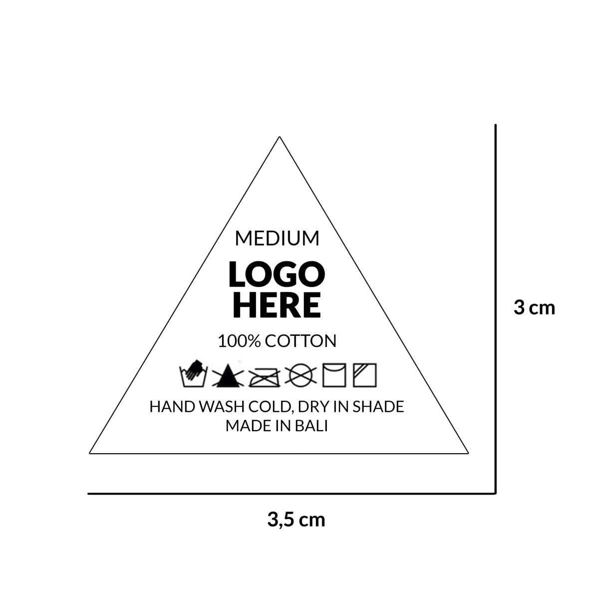 LA Heat Press Label F - Love Anchor Bali