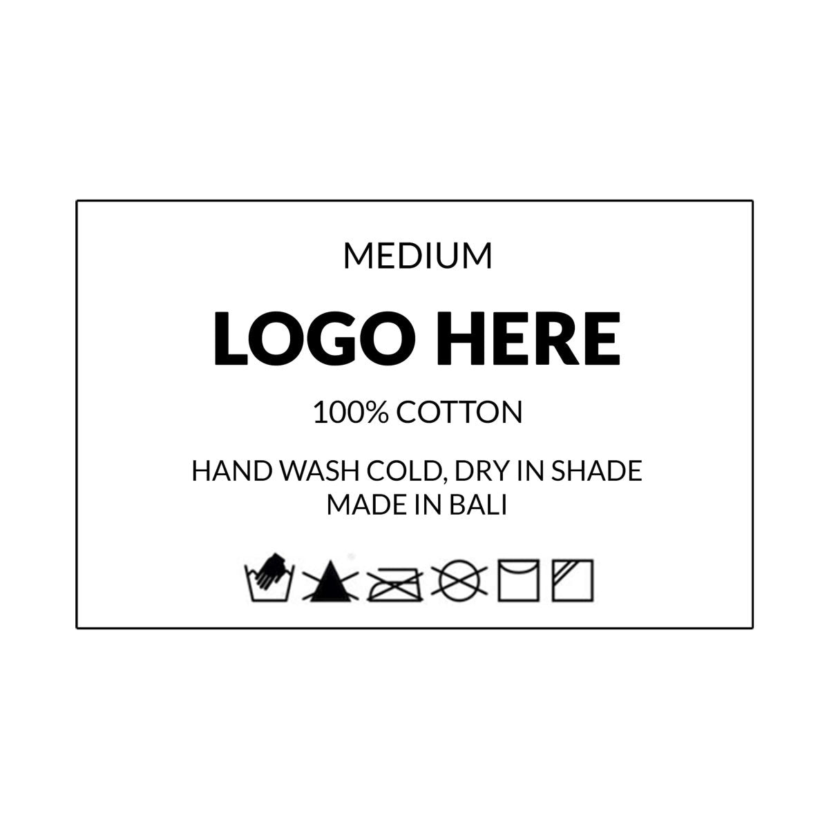 LA Heat Press Label L - Love Anchor Bali