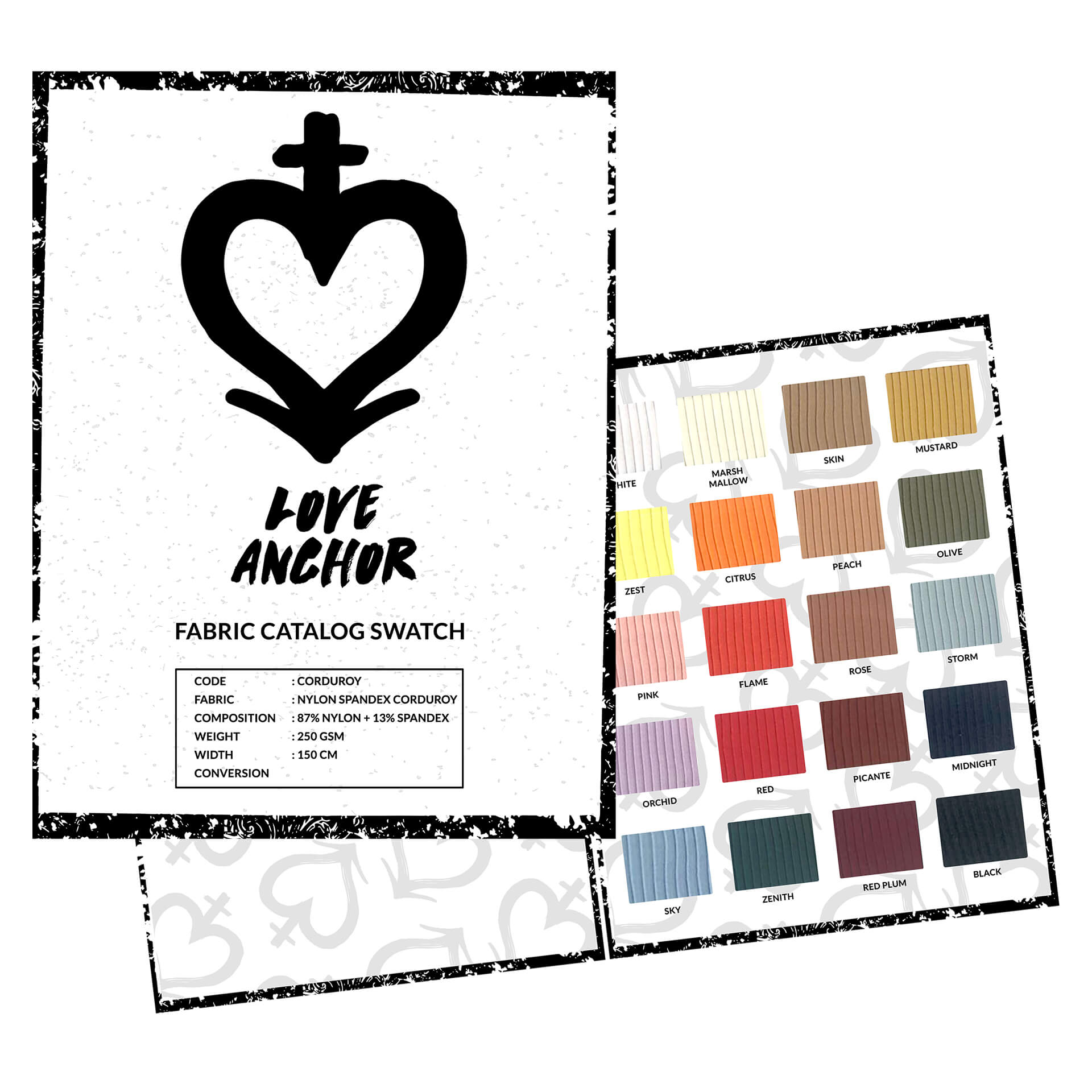 fabric catalog, fabric swimwear Nylon Spandex Corduroy