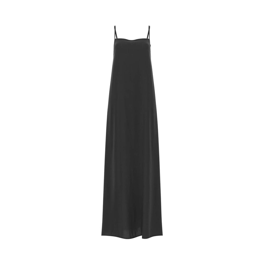 Plain Black Long Dresses