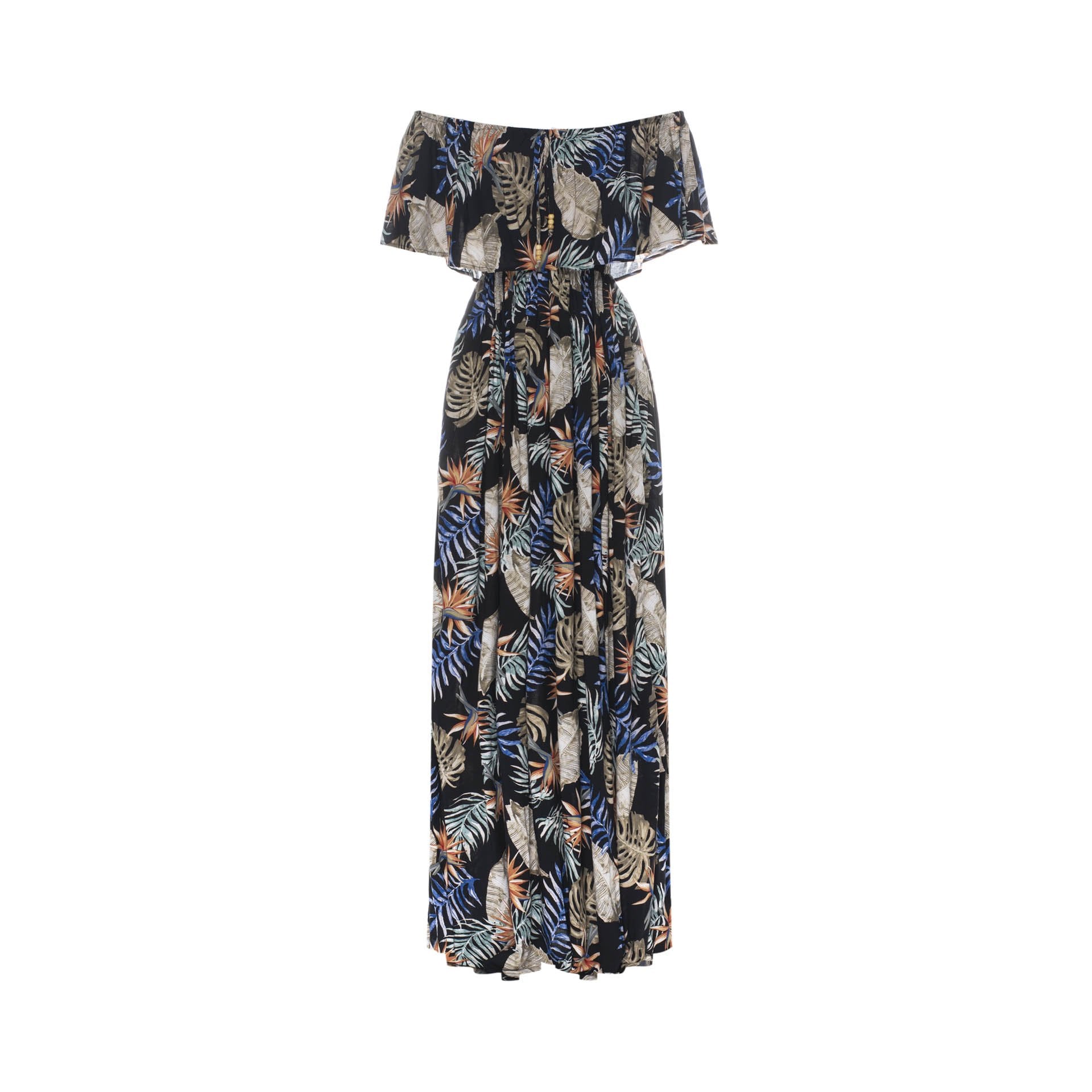 clothing wholesale, maxi dress, wholesale, women wholesale Safia, Tropical, Eco Rayon, Maxi Dress, Wholesale