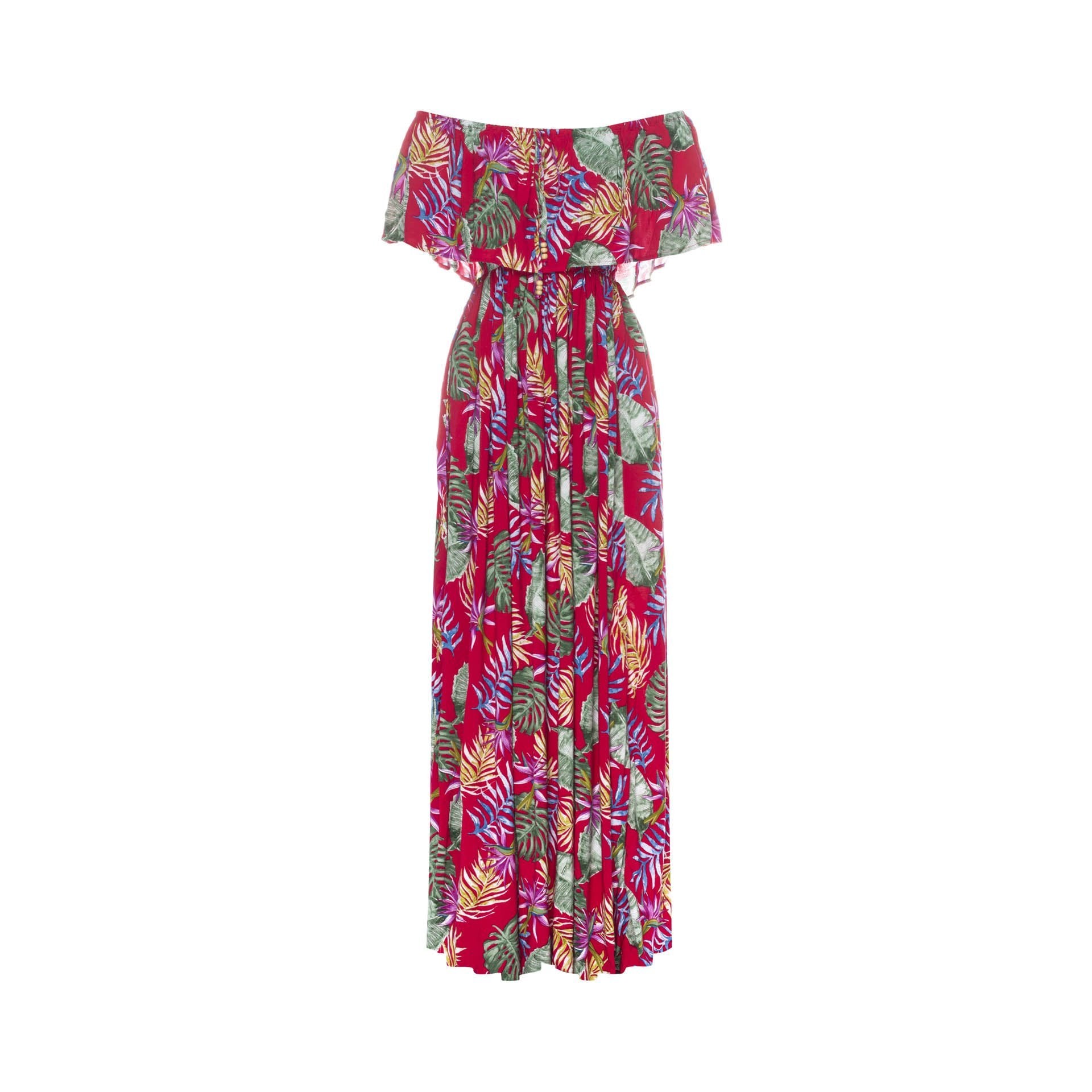 clothing wholesale, maxi dress, wholesale, women wholesale Safia, Tropical, Eco Rayon, Maxi Dress, Wholesale
