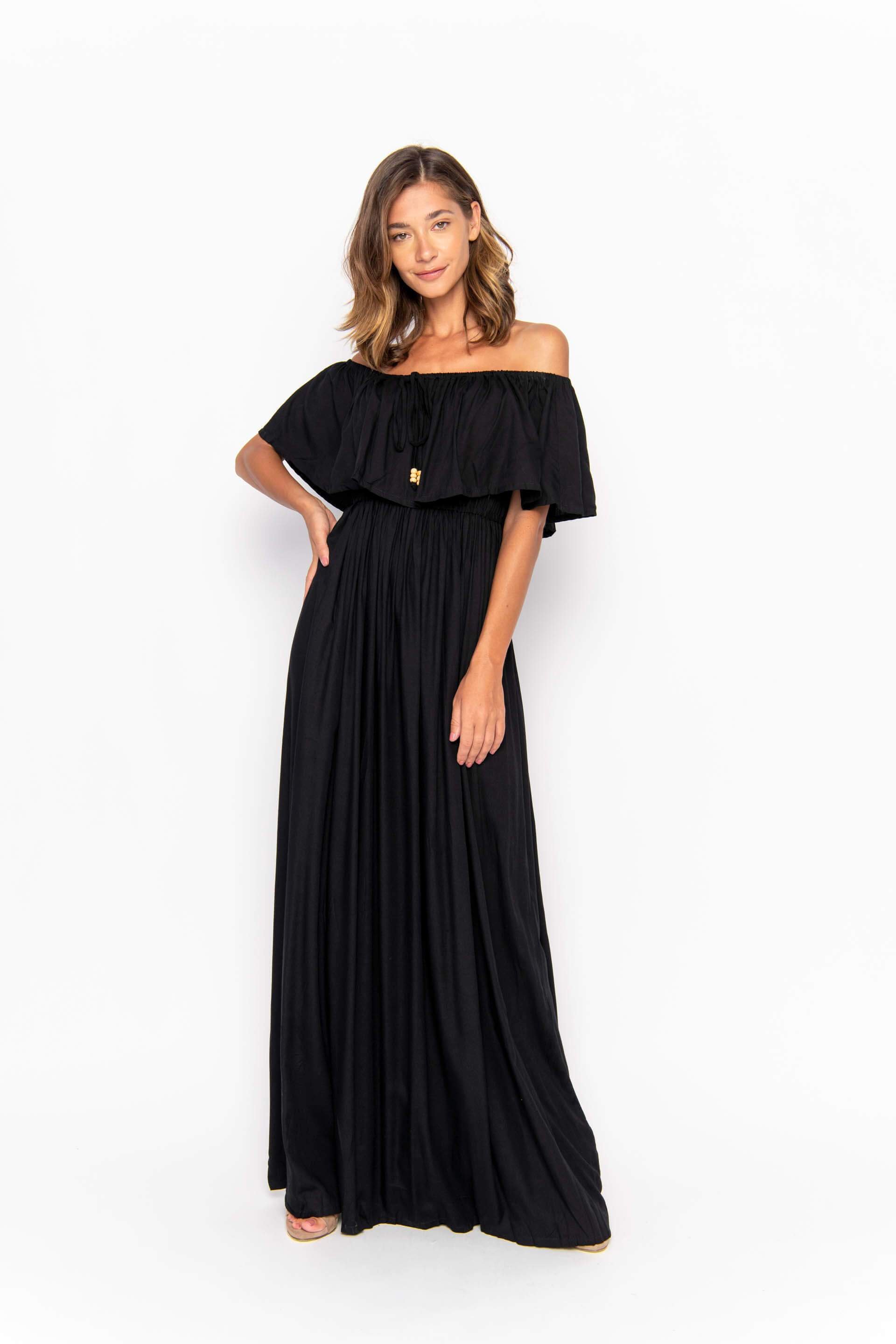 clothing wholesale, maxi dress, wholesale, women wholesale Safia, Plain, Eco Rayon, Maxi Dress, Wholesale