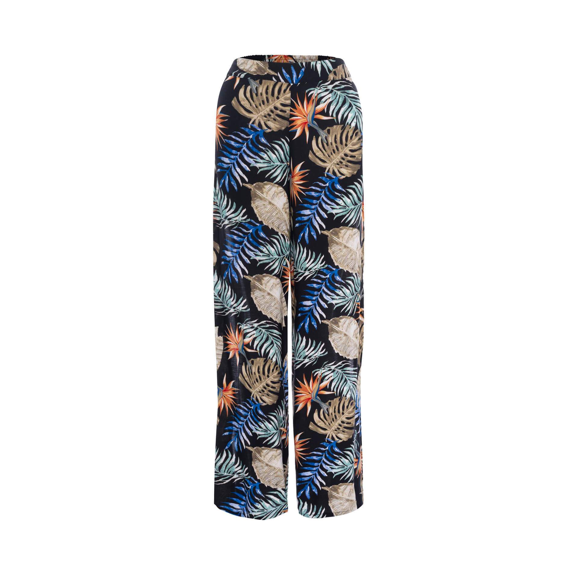 bottom, clothing wholesale, wholesale, women wholesale Nala , Tropical, Eco Rayon Long Pants, Wholesale