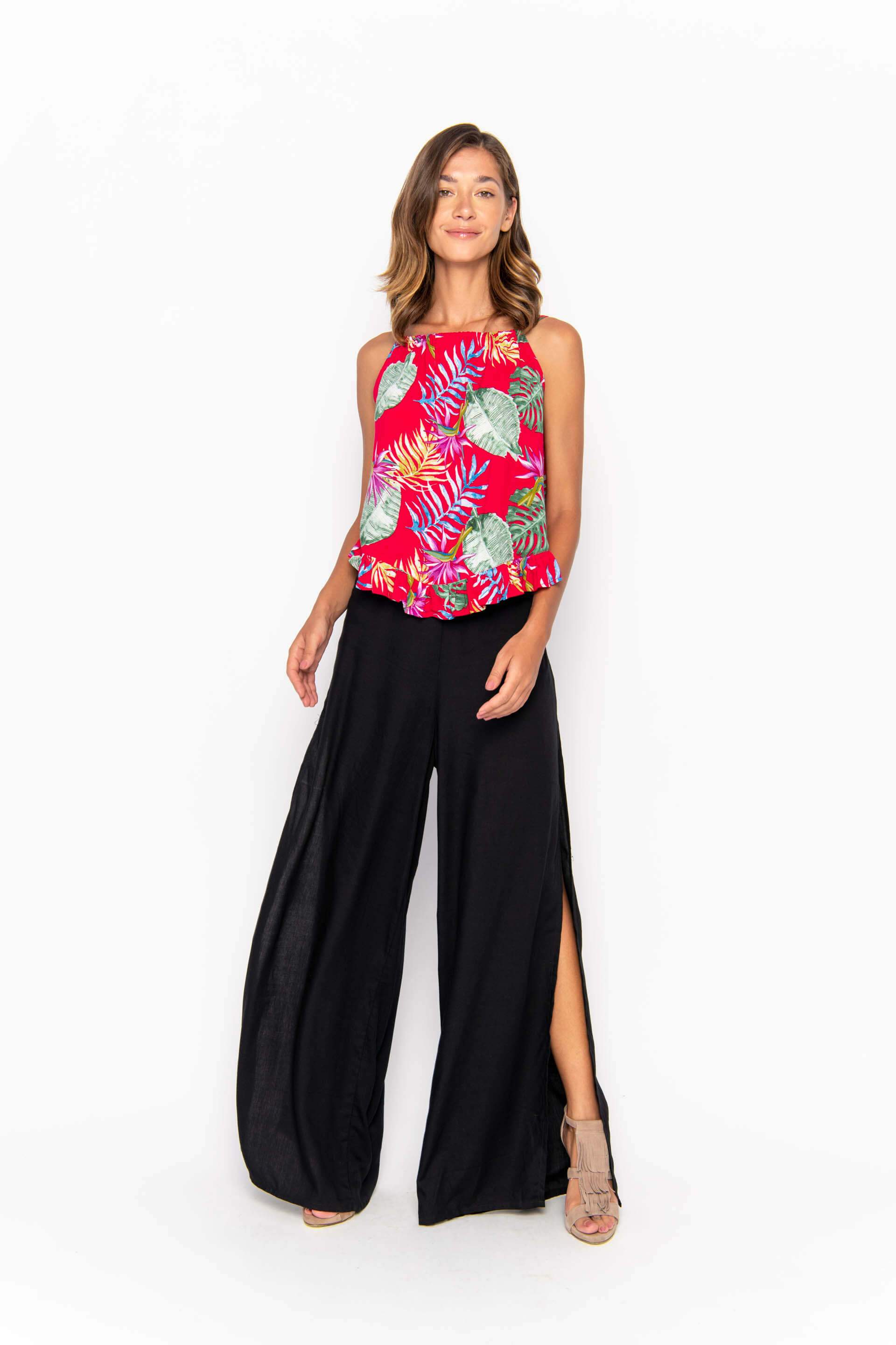 bottom, clothing wholesale, wholesale, women wholesale Nala, Plain, Eco Rayon Long Pants, Wholesale