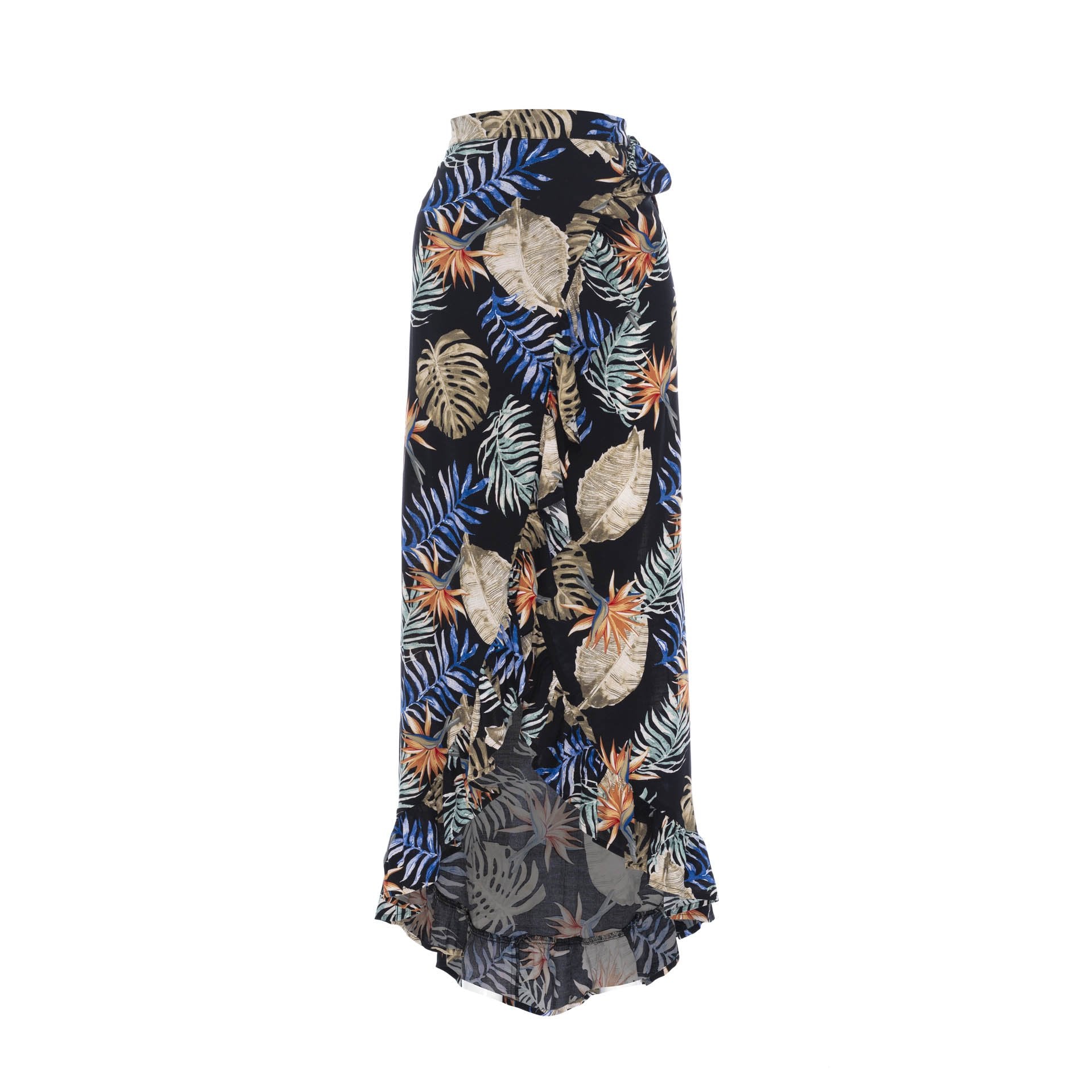 bottoms, womens Wrap, Tropical, Eco Rayon, Maxi Skirt