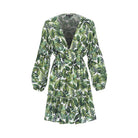 dresses, womens Baby Doll, Tropical, Eco Rayon Mini Dress