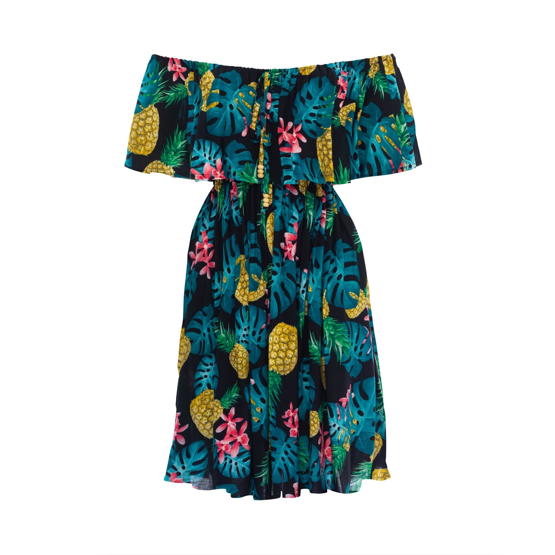 clothing wholesale, mini dress, wholesale, women wholesale Safia, Tropical, Eco Rayon Mini Dress, Wholesale